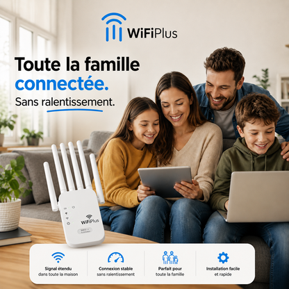 WiFi Plus™ – Fini les zones sans WiFi avec une connexion stable dans toute votre maison